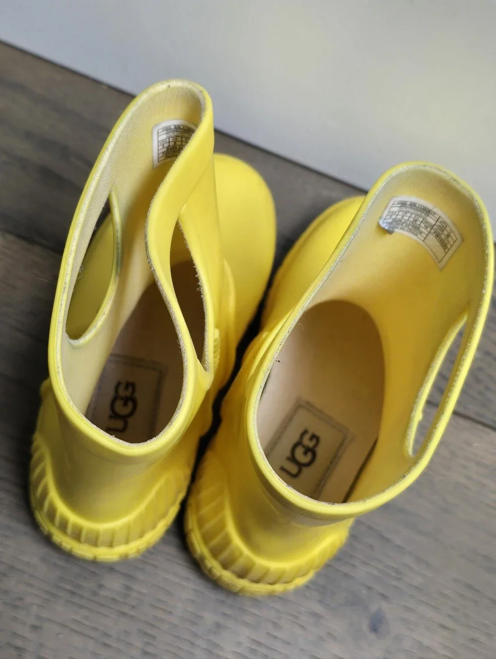 Ugg Rahjee Toddler Waterproof Rainboot in Canary Yellow 9C